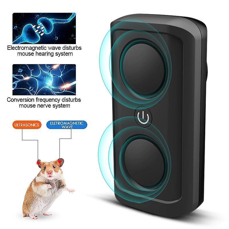 Ultrasonic Pest Repeller with Dual Speakers