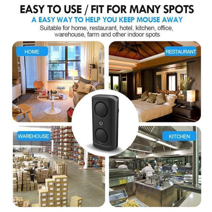 Ultrasonic Pest Repeller with Dual Speakers