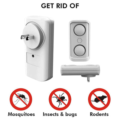 Ultrasonic Pest Repeller with Dual Speakers