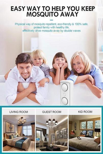 Ultrasonic Pest Repeller with Dual Speakers