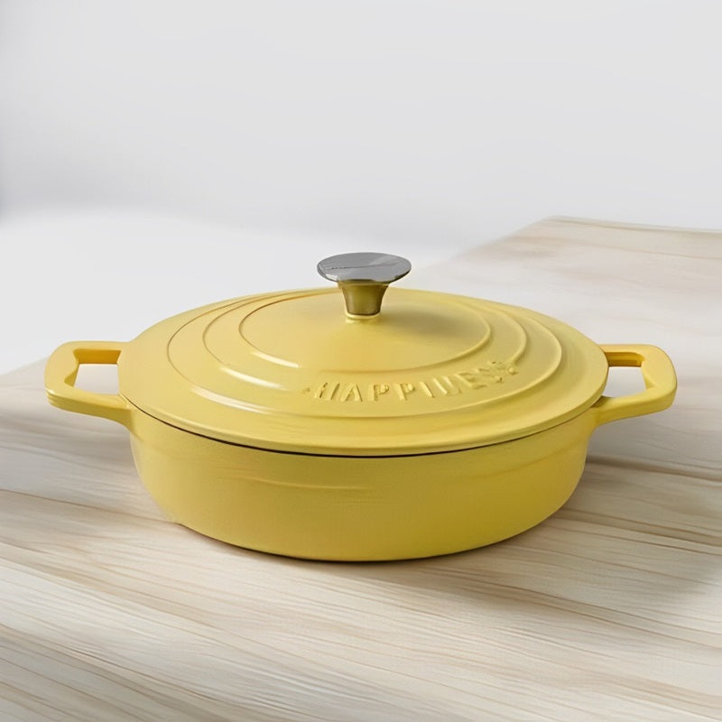 Heavy Duty Enamel Cast Iron Cooking Pot