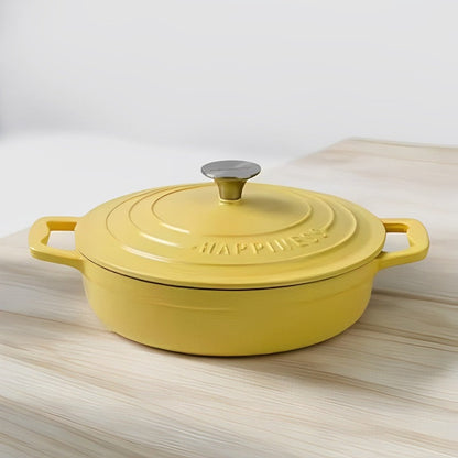 Heavy Duty Enamel Cast Iron Cooking Pot