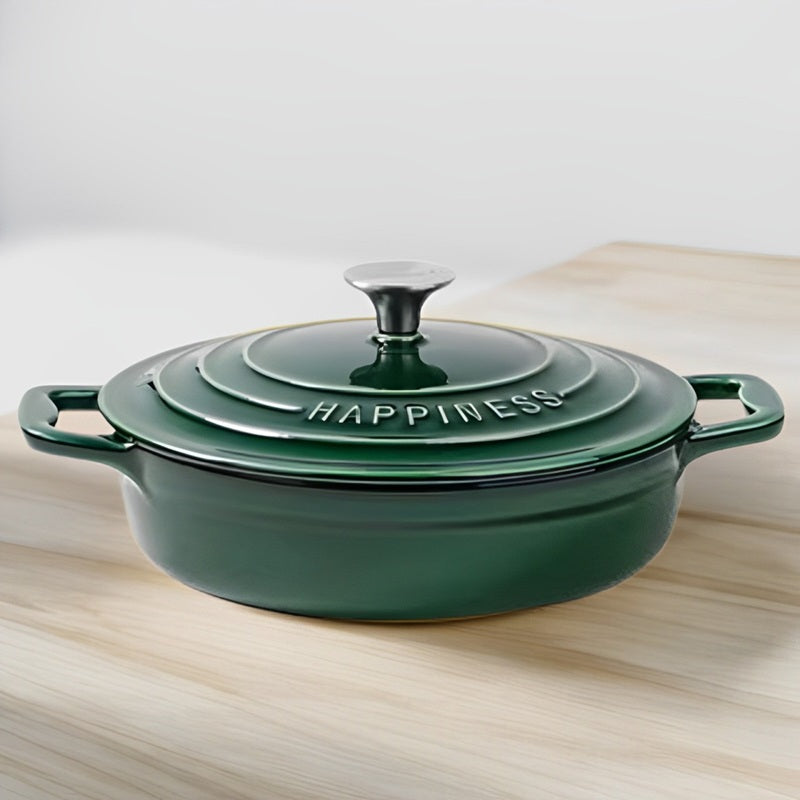 Heavy Duty Enamel Cast Iron Cooking Pot