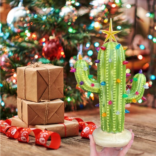 Low Maintenance Indoor Glow Cactus Lamp