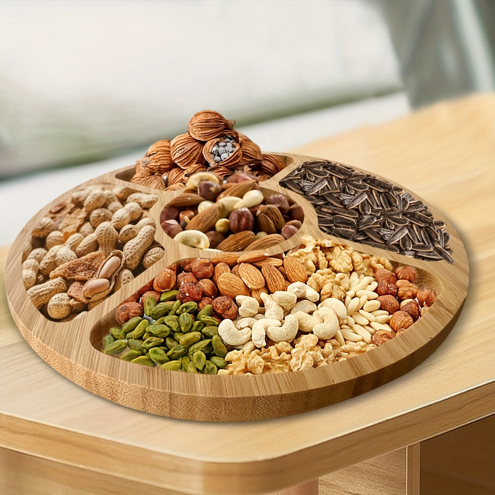 Eco Friendly Bamboo Snack Serving Tray