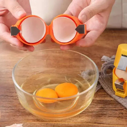 Easy Egg Cracker Tool for Mess Free Cooking - Fesara