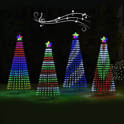 Synchronized Colorful LED Christmas Tree