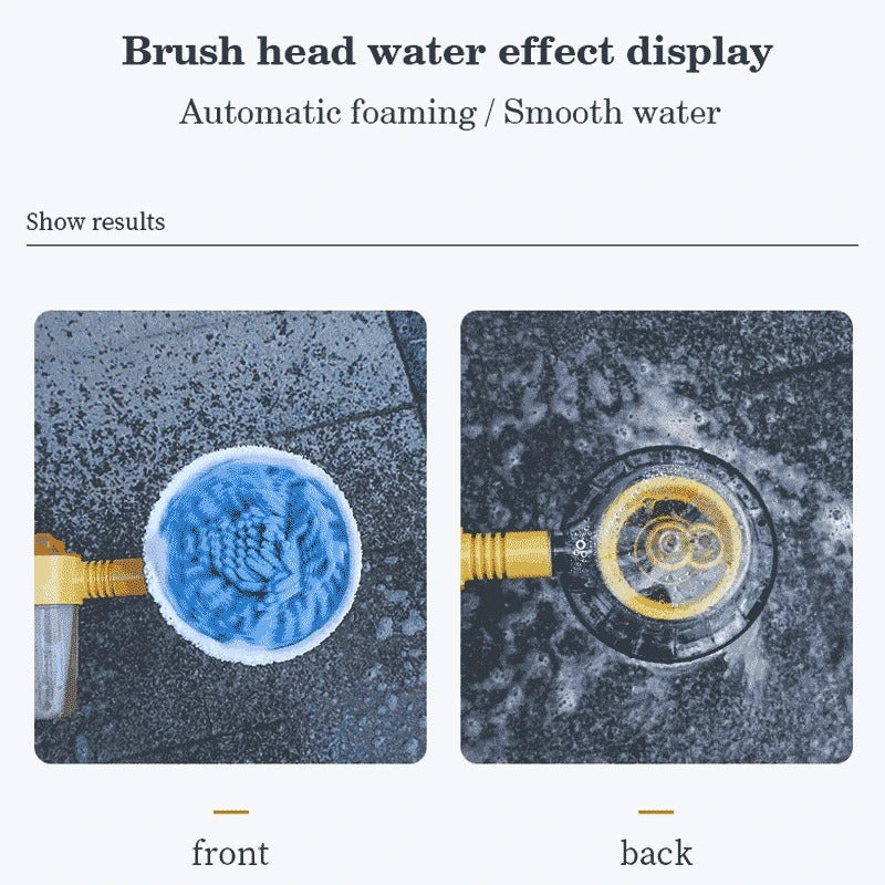 Long Handle Car Washing Brush with Soap Dispenser
