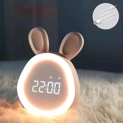 Fun Kids Alarm Clock with Nightlight & Dimmable Light
