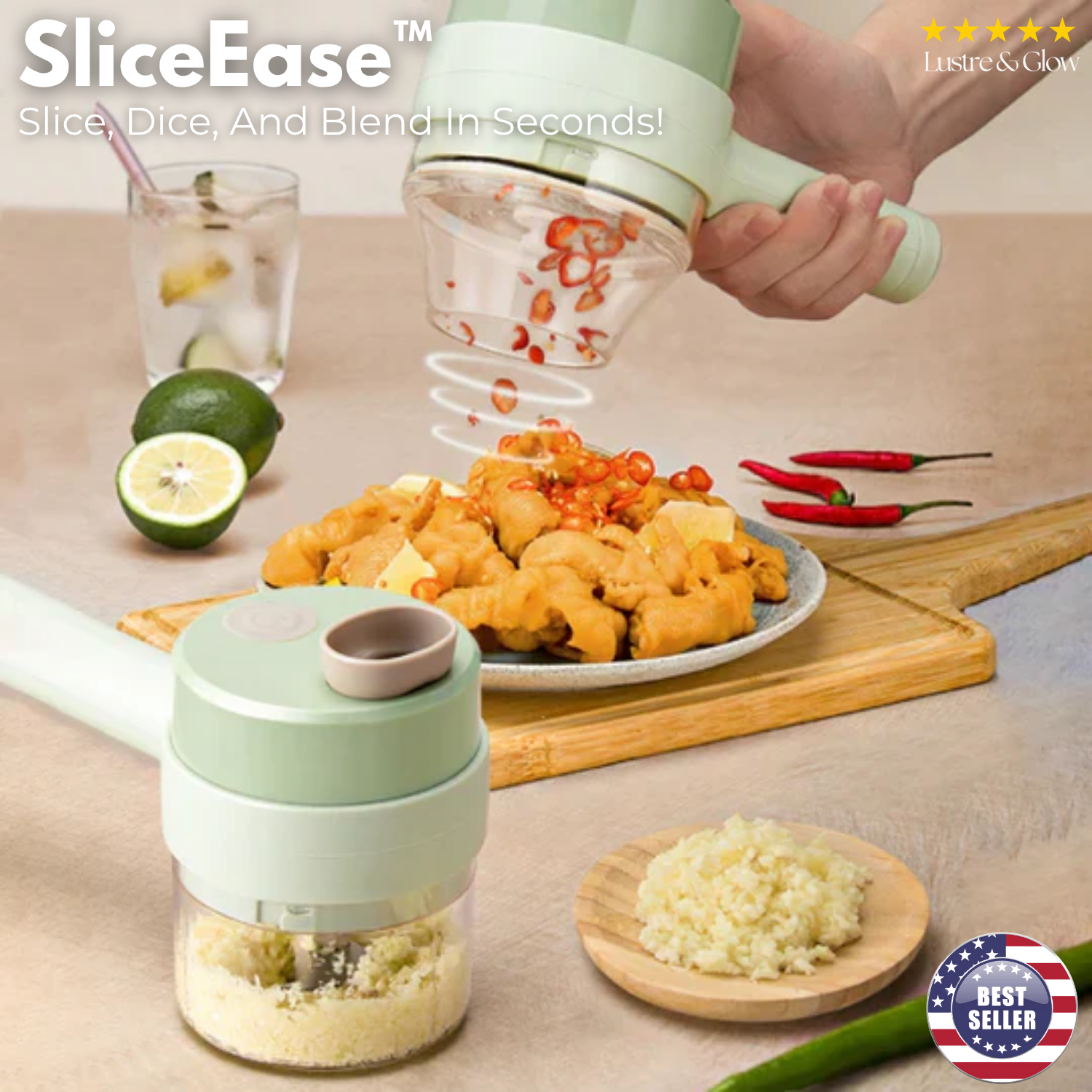 Fast TurboCut Pro Food Chopper - Fesara