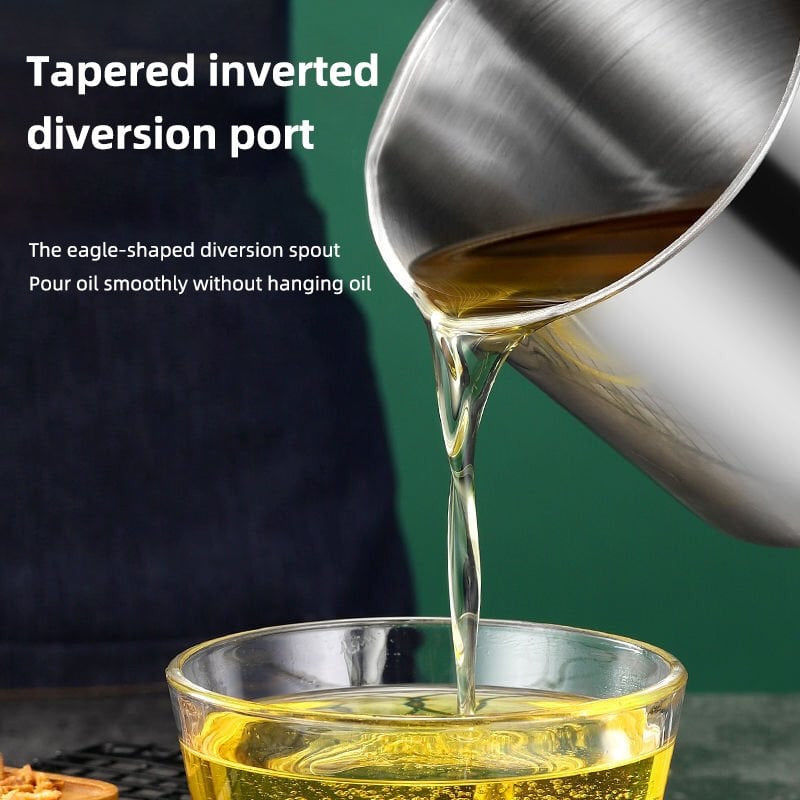 Premium Steel Oil Strainer Pot