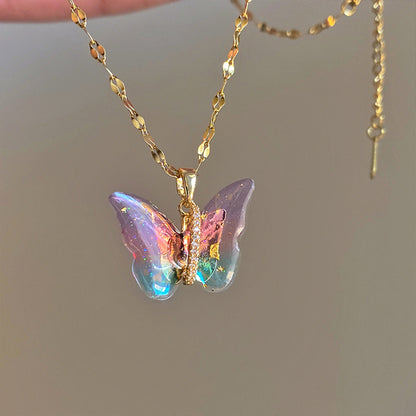 Beautiful Butterfly Pendant Necklaces