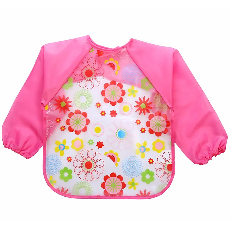 Kids Waterproof Aprons with Long Sleeves