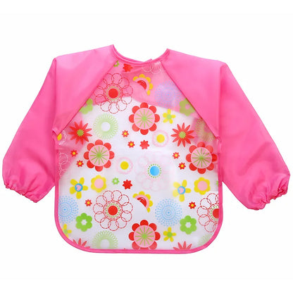 Kids Waterproof Aprons with Long Sleeves