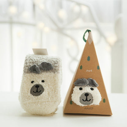 Cozy Christmas Socks Gift Set Soft Plush Design
