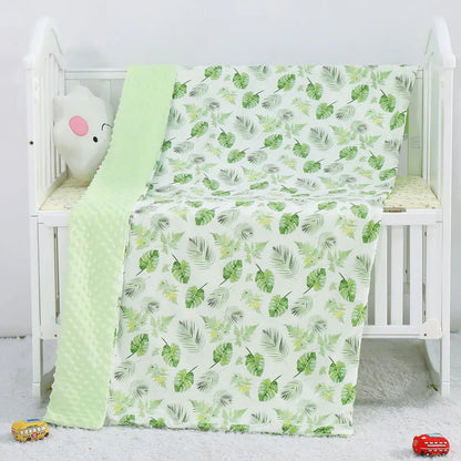 Plush Baby Blanket - Warm Double Layer Blanket