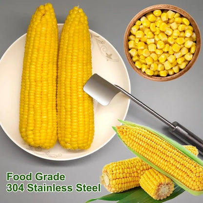 Easy Grip Stainless Steel Corn Stripper Tool