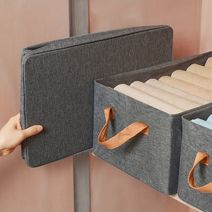 Collapsible Closet Storage Container for Folded Clothes