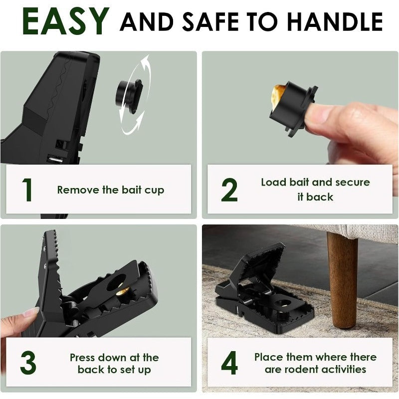 Powerful Double Spring Rat Catcher Trap