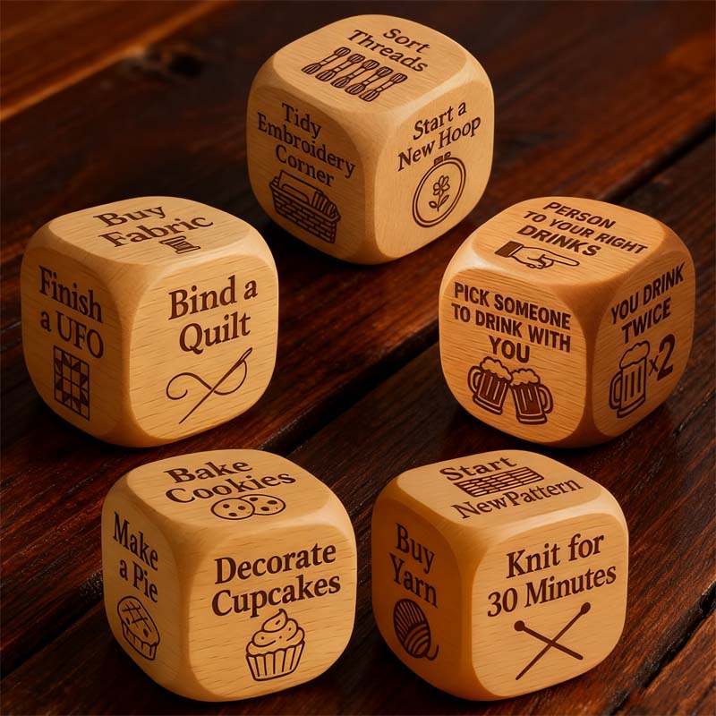 Creative Artistic Dice Set