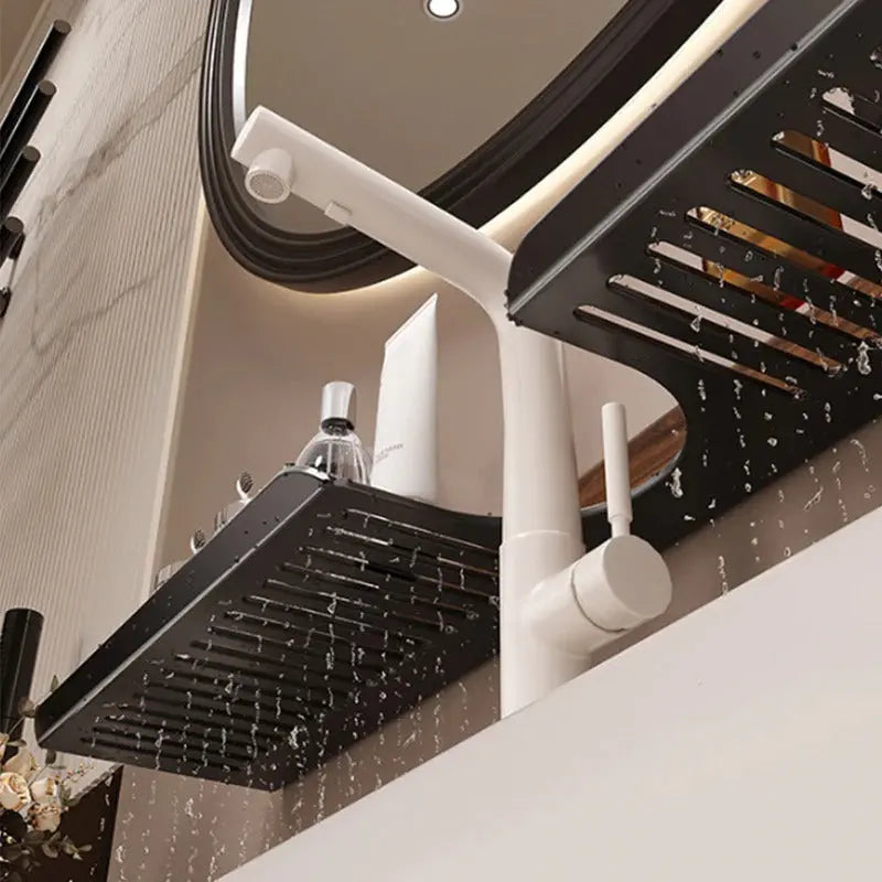 Stylish Bathroom Shelf with Strong Hold