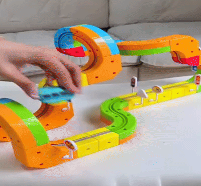Fun Kids Magnetic Building Track Set