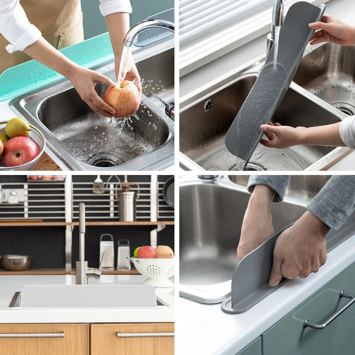 Easy Clean Bathroom Sink Protectors (2 Pack)