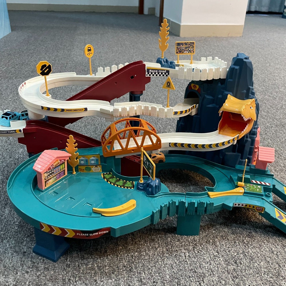 Fun Dinosaur Playset with Race Track