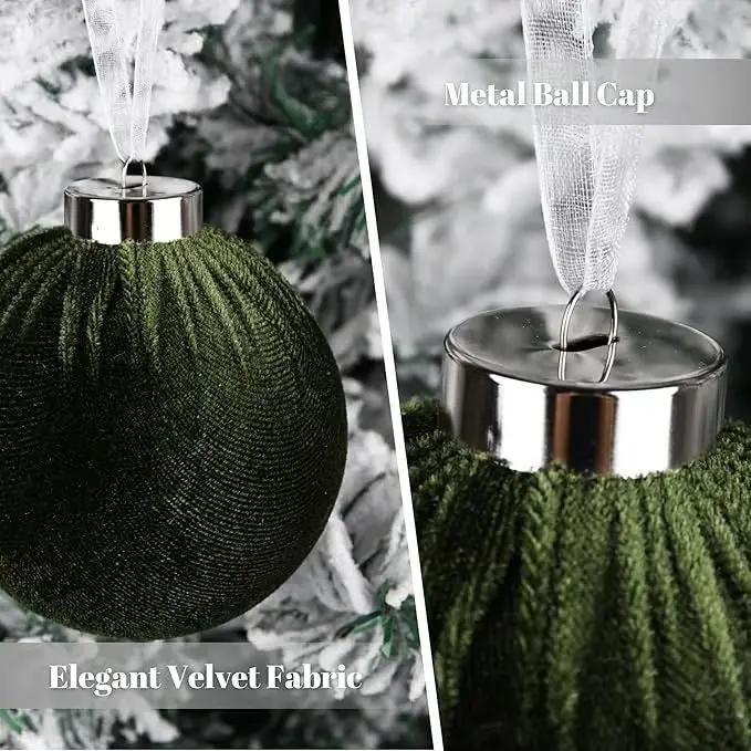 Luxurious Velvet Christmas Ornaments