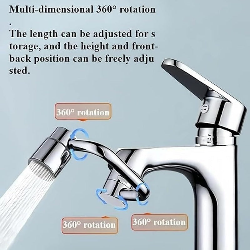 Flexible 360° Rotating Sink Faucet Extender