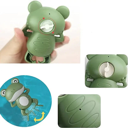 Colorful Frog Bath Toy for Kids