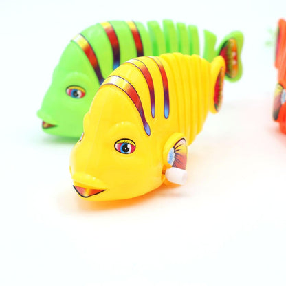 Colorful Winding Fish Shape Toy