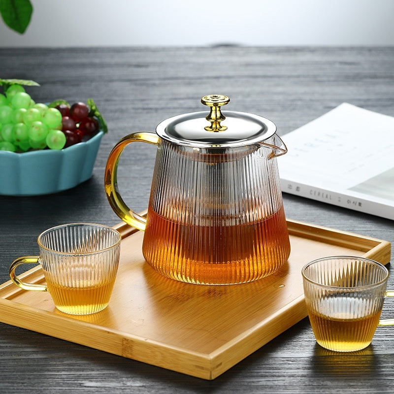 Clear Borosilicate Glass Teapot – Sleek Design