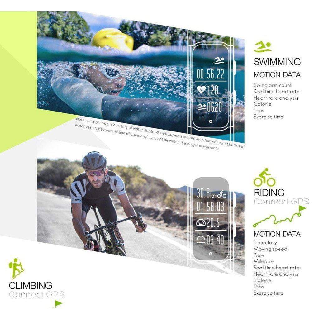 Fesara S908 Waterproof Fitness GPS Smartwatch