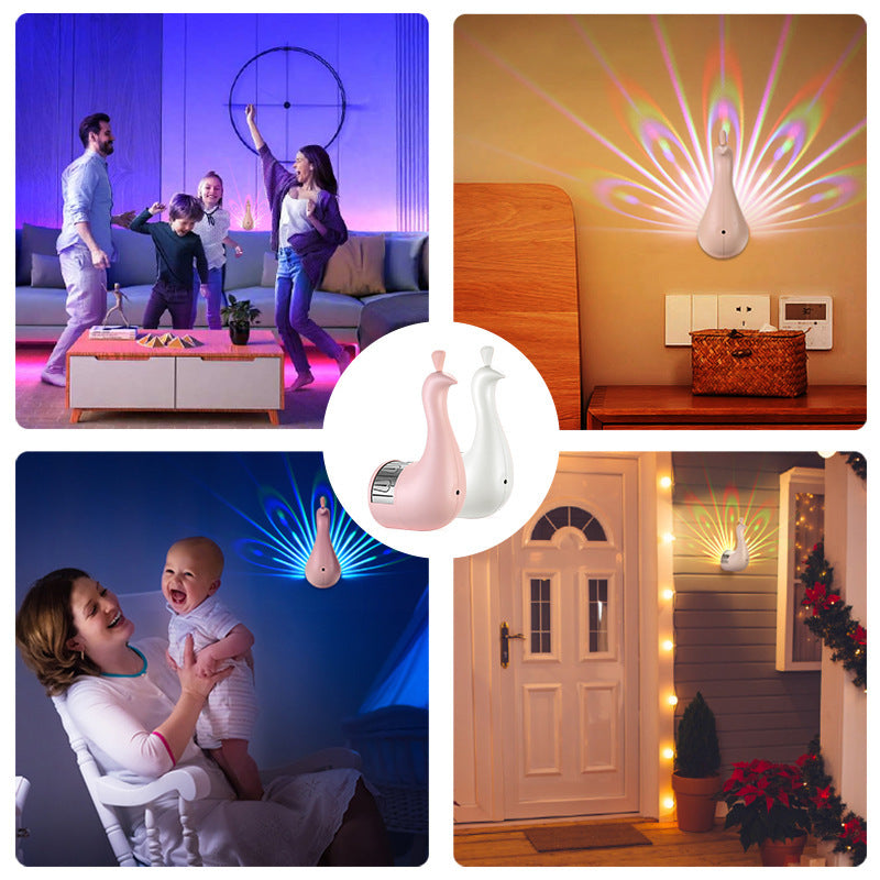 Vibrant 3D LED Wall Light with Remote and Timer