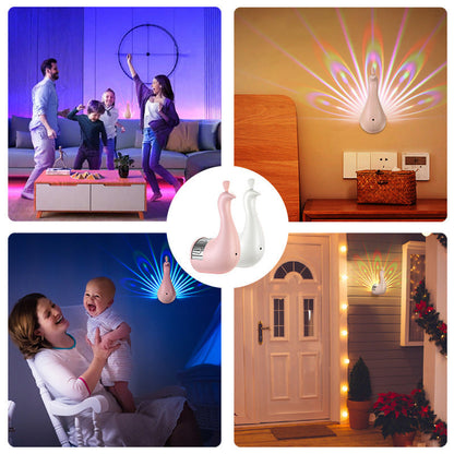 Vibrant 3D LED Wall Light with Remote and Timer