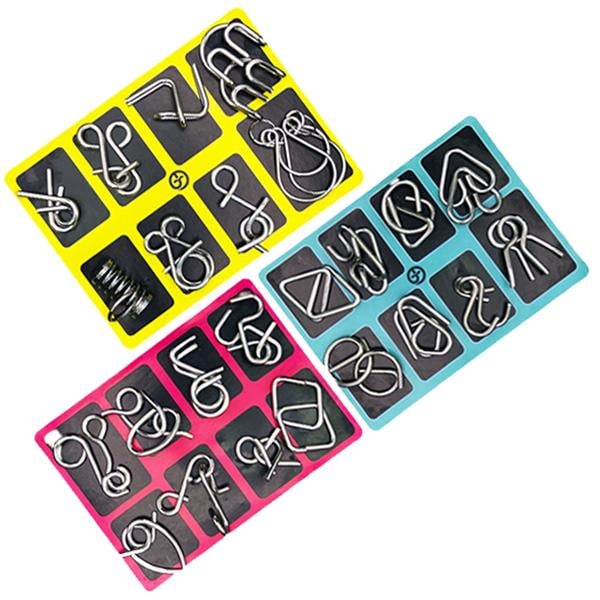 Challenging Metal Puzzle Brain Teaser Ring Toy