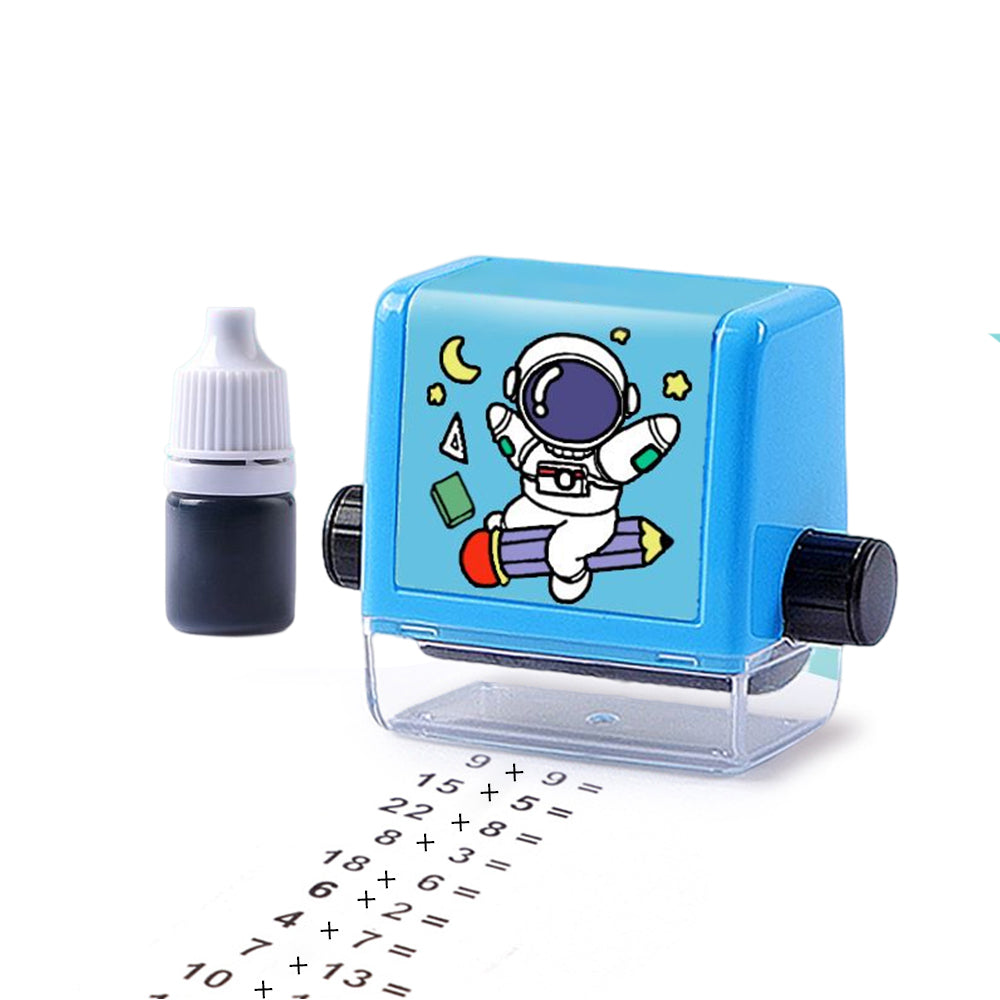 Fun Math Practice Roller Stamp