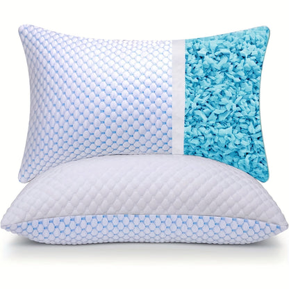 Cool Gel Memory Foam Pillow with Breathable Bamboo Cover