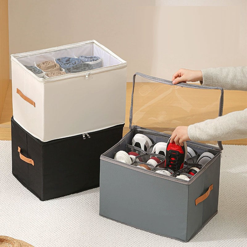 Fesara | Foldable Clear Top Shoe Storage Box