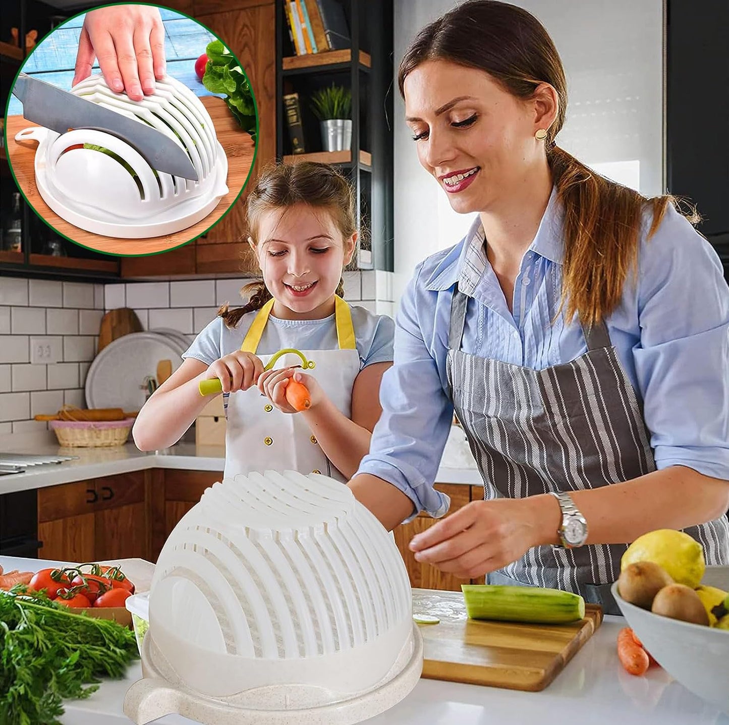 Easy Veggie Chopper Set, 2 Pieces