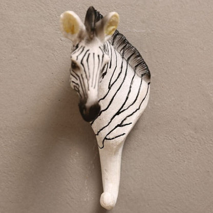 Rustic Wood Animal Wall Mount Coat Hooks