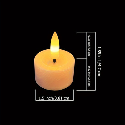 Warm White LED Tea Light Set with Remote Control