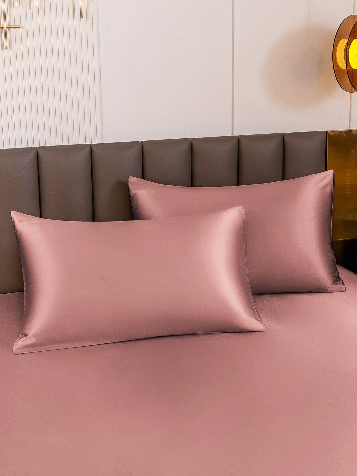 Soft Mulberry Silk Pillowcase Set with Hidden Zipper