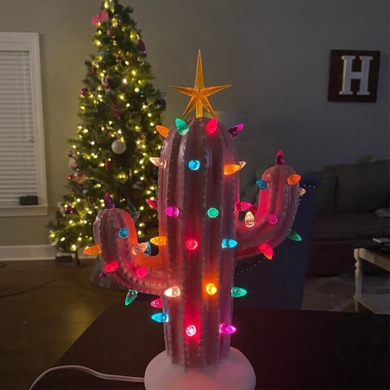 Low Maintenance Indoor Glow Cactus Lamp