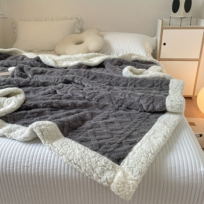 Cozy Soft Plush Throw Blanket for Home Decor