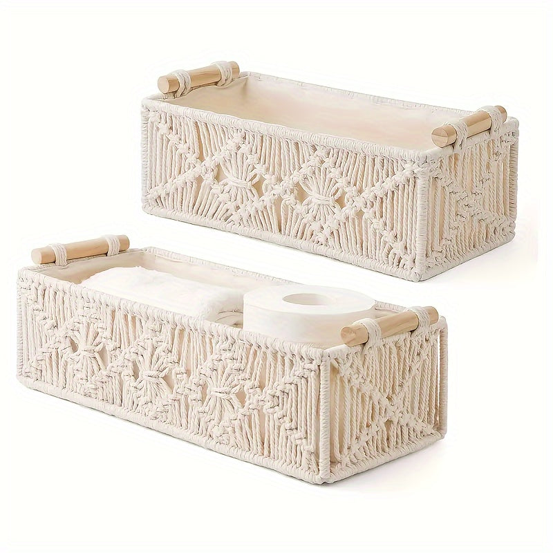 Rustic Woven - Natural Fiber Storage Basket