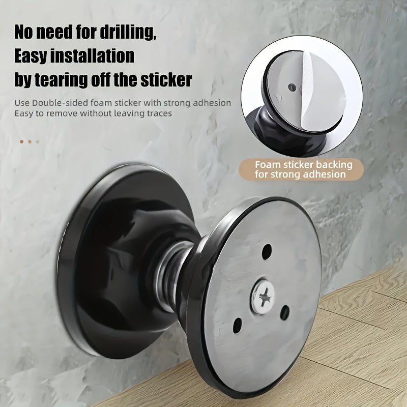 Strong Door Stopper with Magnet Holder