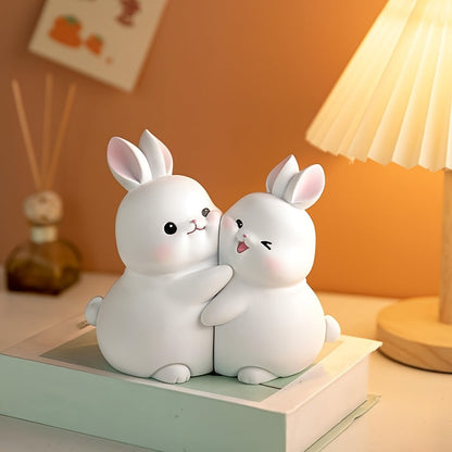 Cute Rabbit Book Ends