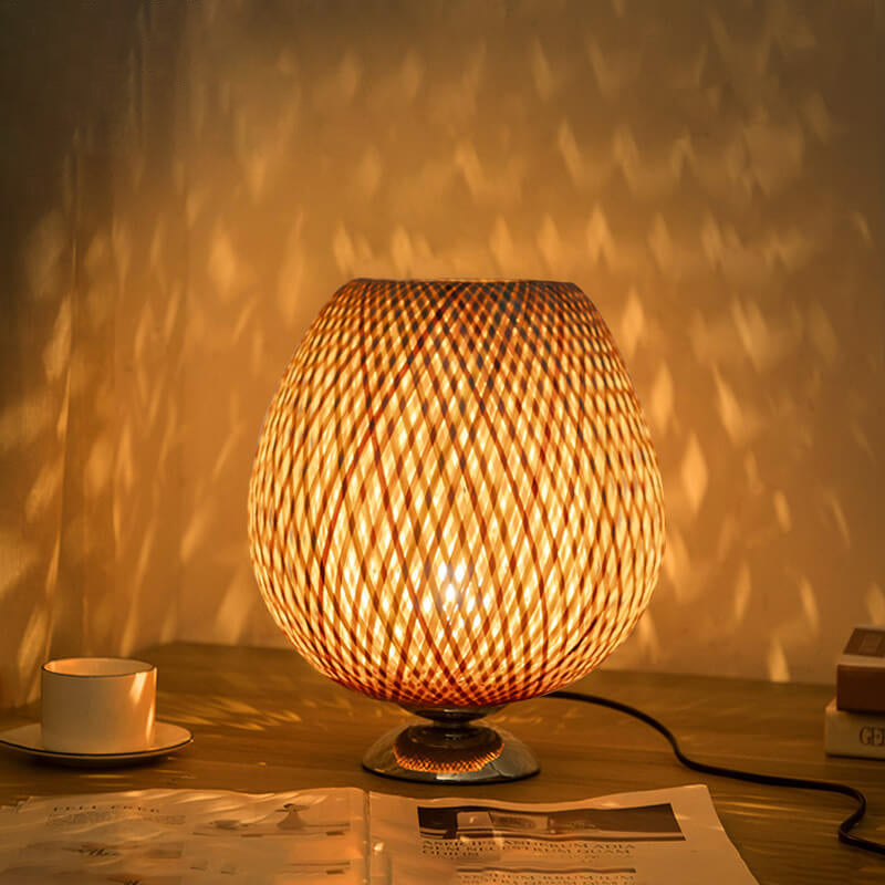 Natural Bamboo Desk Lamp